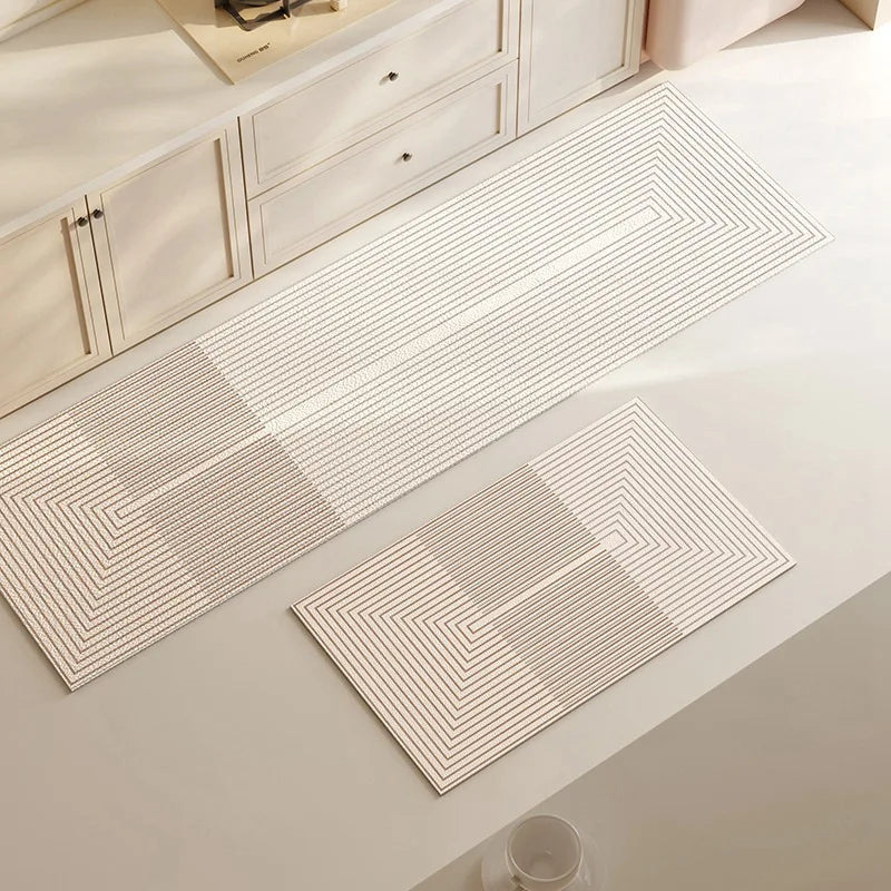 Felpudo antideslizante de seguridad para cocina y baño. Alfombrilla absorbente de secado rápido, decorativa.