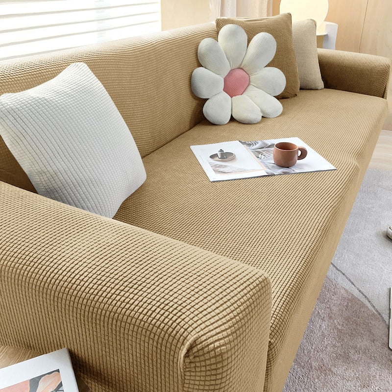 Funda de sofá impermeable, elástica. Protector de muebles duradero para tu sala de estar.