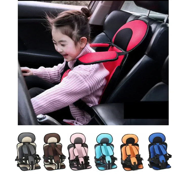 Silla auto bebé universal, plegable, ligera y de algodón, para un viaje sin preocupaciones.