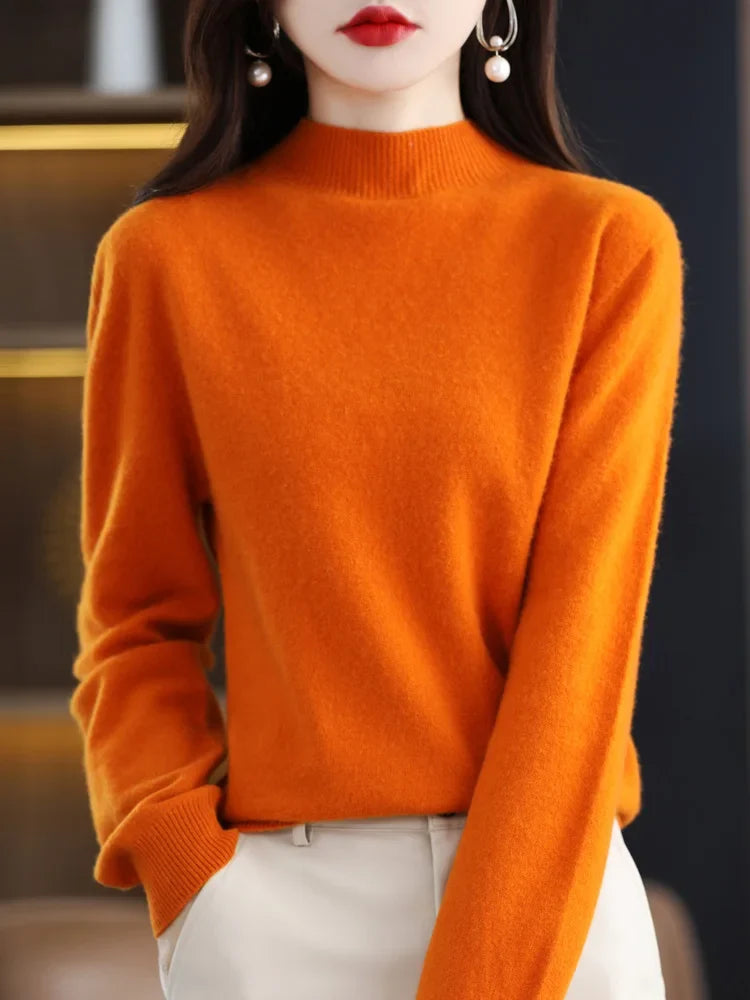 Suéter cálido para mujer, diseño versátil para un look de moda diario.