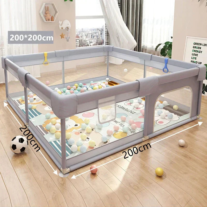 Corral de juego infantil amplio, estimula la actividad y el desarrollo motor del bebé con seguridad y comodidad.