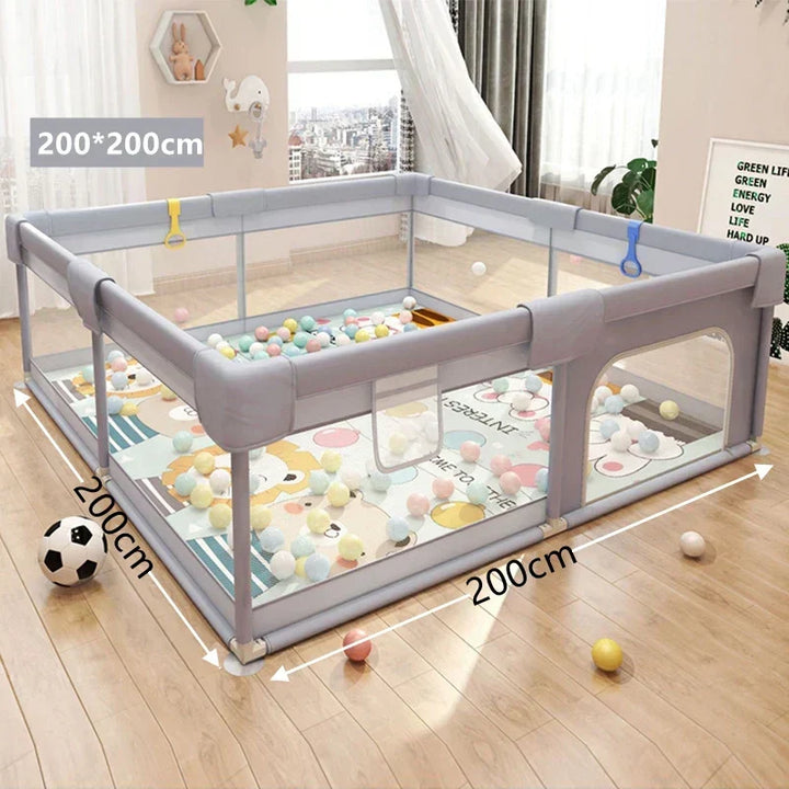 Corral de juego infantil amplio, estimula la actividad y el desarrollo motor del bebé con seguridad y comodidad.