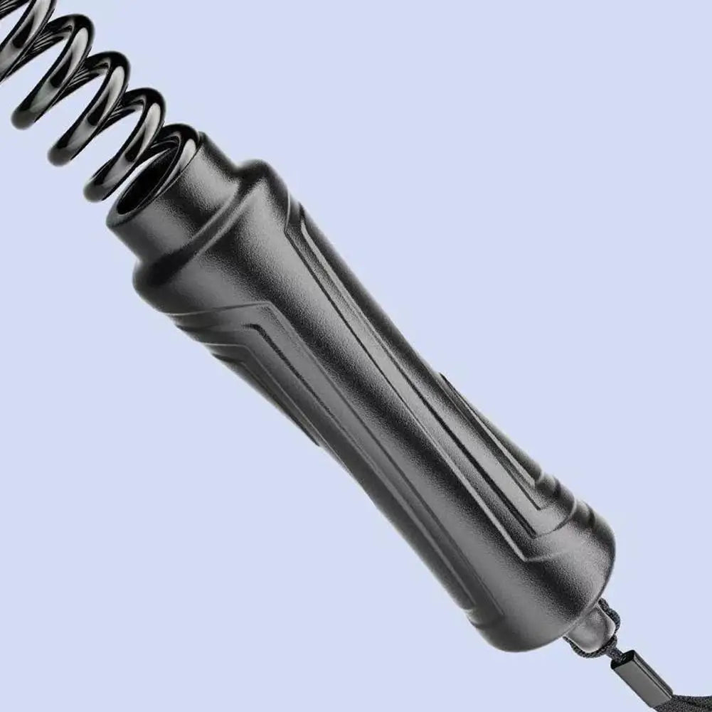 Detalle de cuerda de batalla inalámbrica de alta calidad para entrenamiento de fuerza. Construida para resistencia y durabilidad.