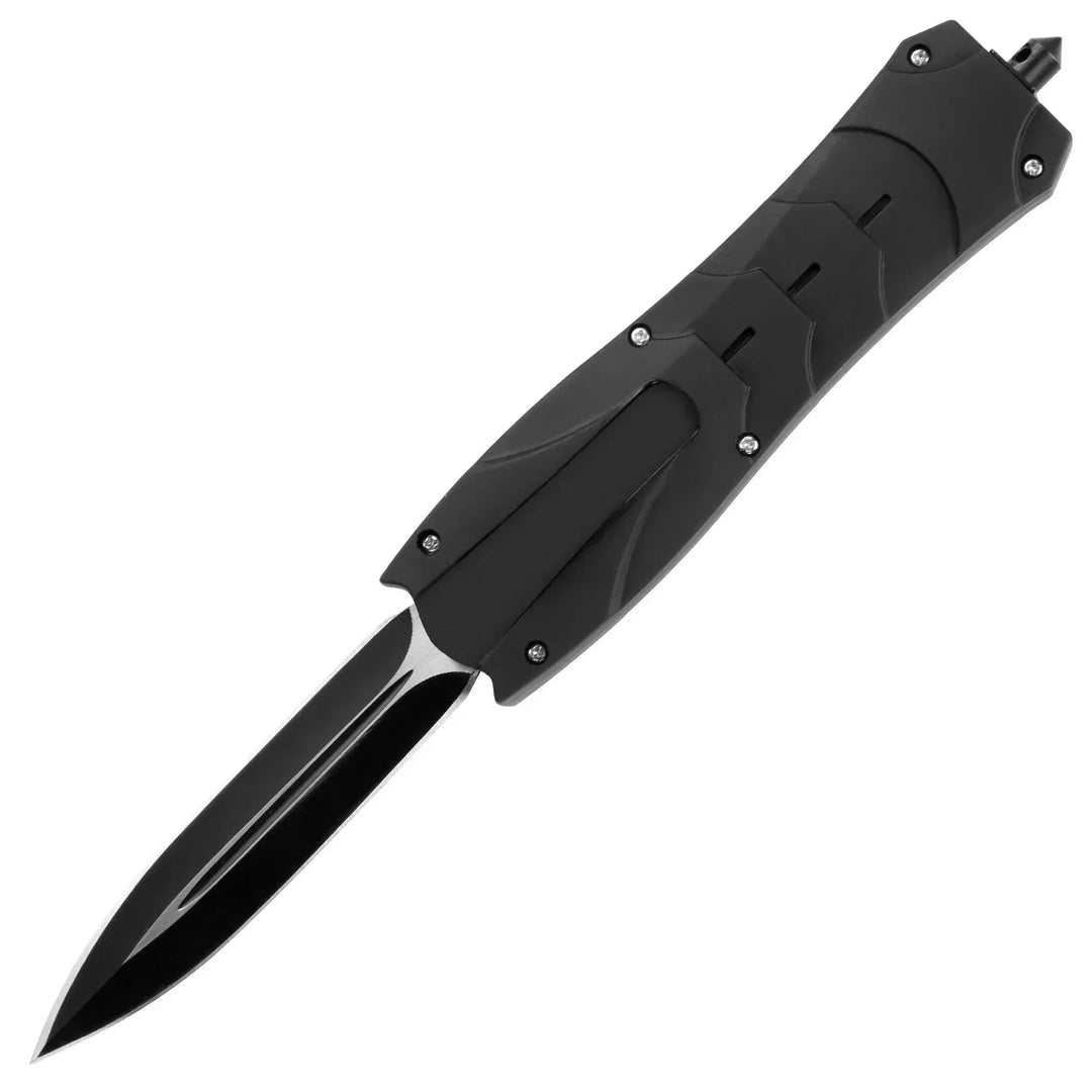 Multiherramienta EDC ergonómica, cuchillo de acero inoxidable para defensa personal y actividades al aire libre.
