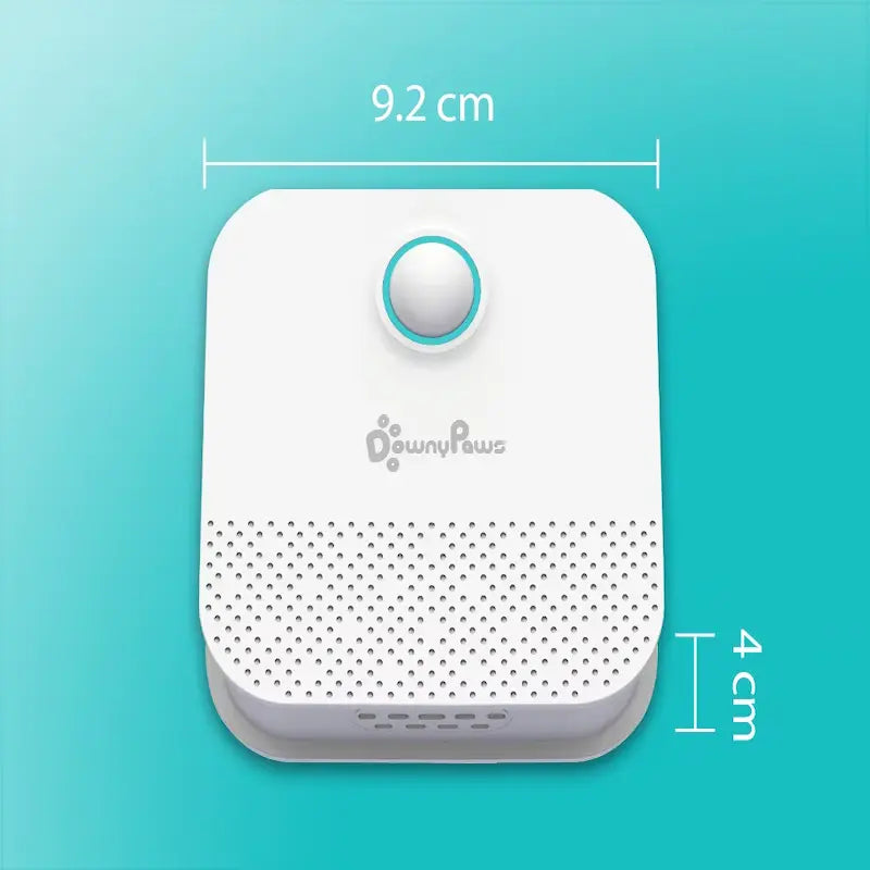 Purificador de aire silencioso y eficiente para gatos, neutraliza olores del arenero y mejora la calidad del aire.