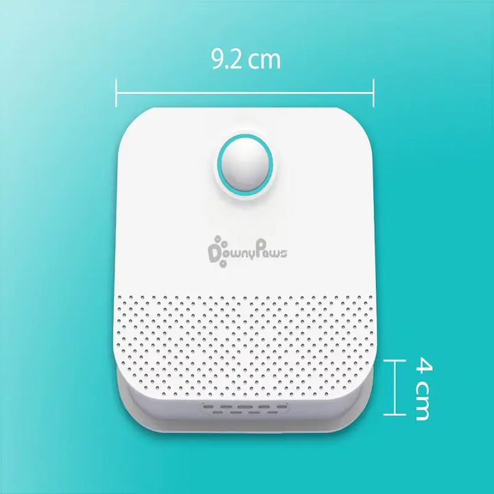 Purificador de aire silencioso y eficiente para gatos, neutraliza olores del arenero y mejora la calidad del aire.