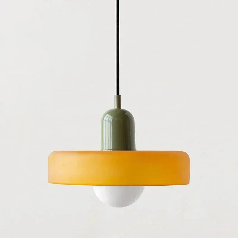 Lámpara colgante de cristal LED, estilo contemporáneo y muy eficiente para tu decoración.
