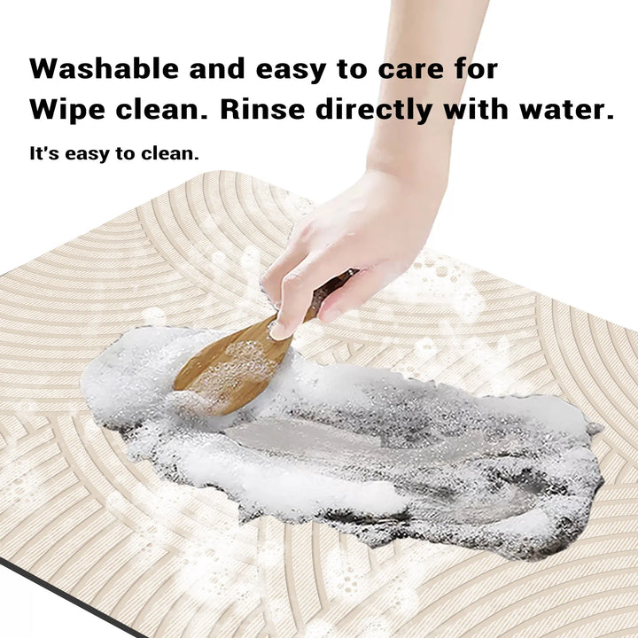 Suave alfombra de baño superabsorbente, ideal para pies, confort y secado rápido tras la ducha.