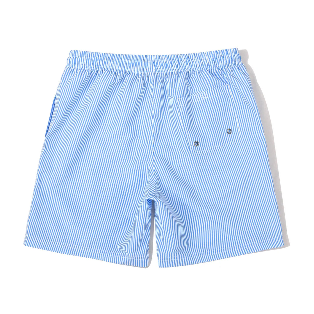 Bañador de secado rápido para hombre, con estampado a rayas. Confortable para playa y piscina en verano.