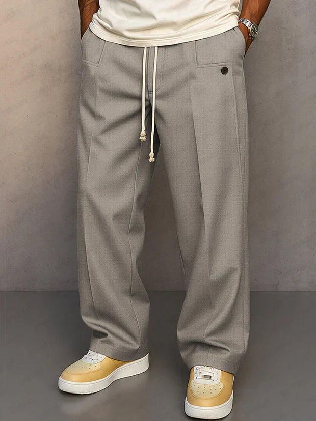 Pantalón moderno para mujer. Cordón ajustable. Elegante, cómodo y versátil para tu moda diaria.