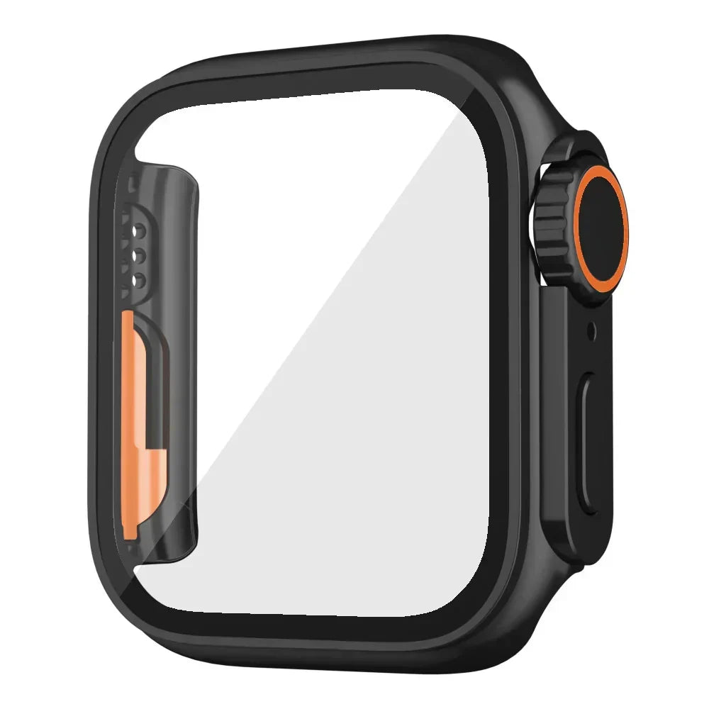 Protector de smartwatch ultra moderno, carcasa de policarbonato para protección y estilo diario.