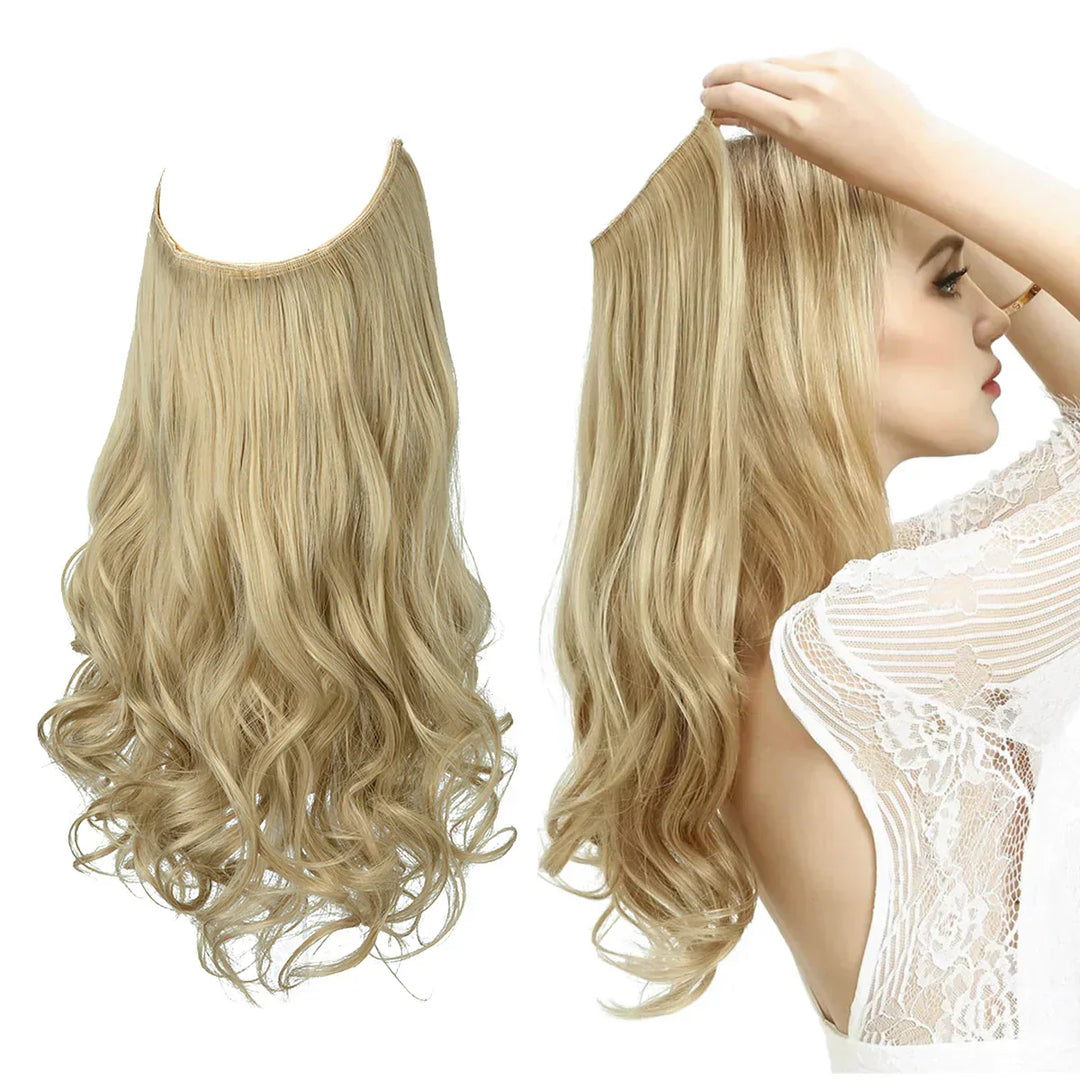 Extensiones de cabello liso natural REMY, ideales para dar volumen y un brillo saludable.