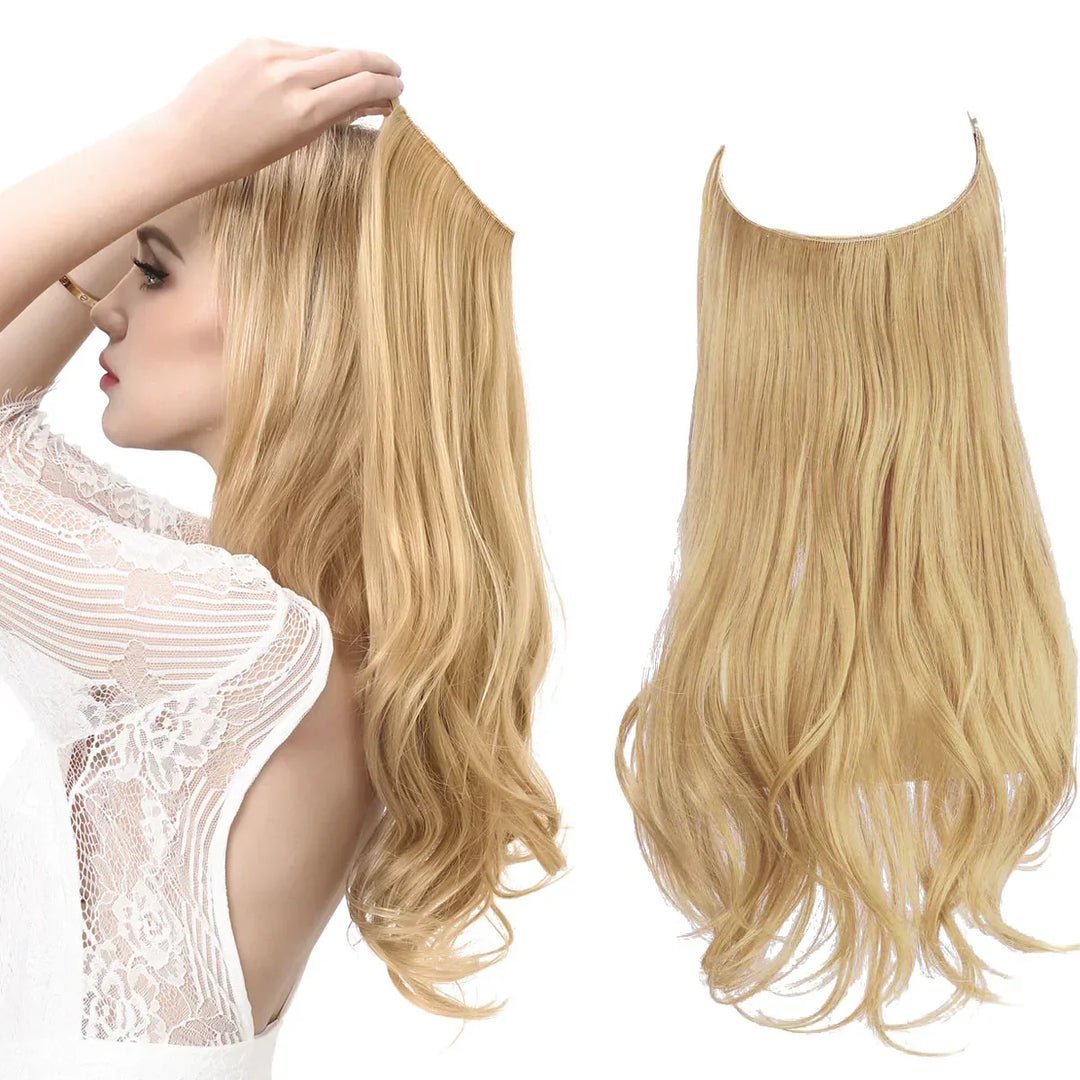 Extensiones de pelo para mujer, 100% natural REMY, resistencia al calor y suavidad.