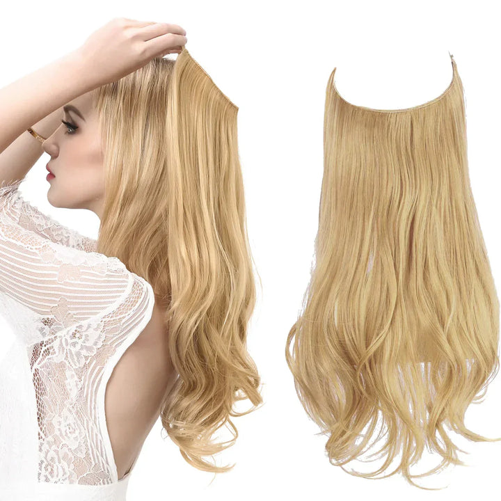 Extensiones de pelo para mujer, 100% natural REMY, resistencia al calor y suavidad.