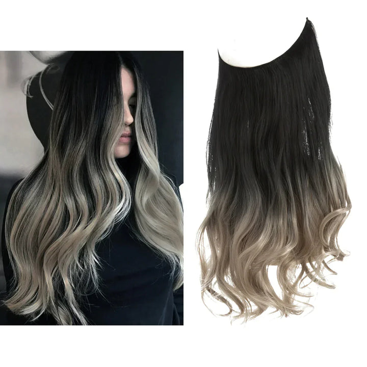 Volumen instantáneo con extensiones de pelo natural REMY, calidad premium duradera.