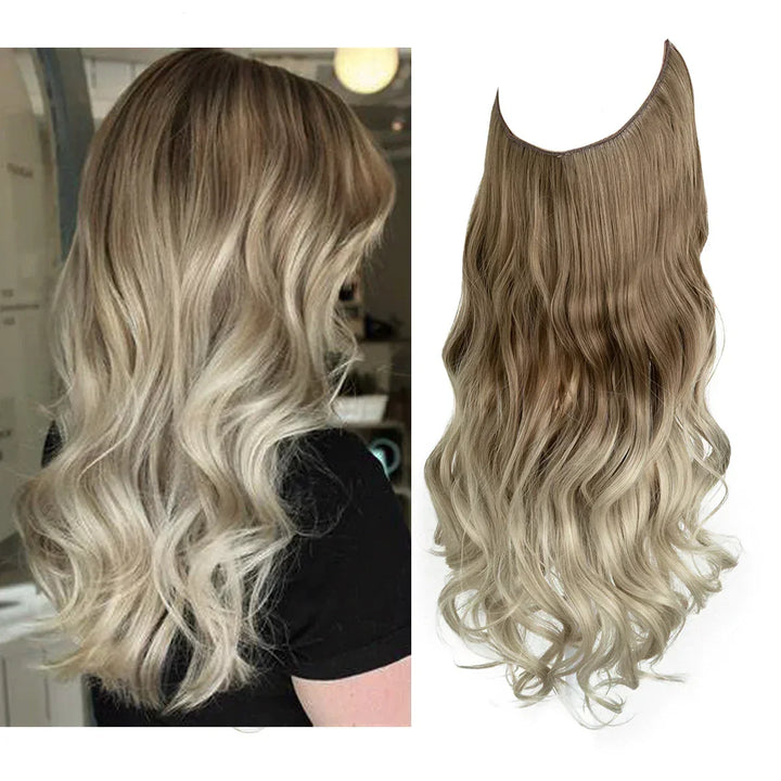 Extensiones de cabello REMY para mujer, 100% natural, brillo y longitud fabulosos.