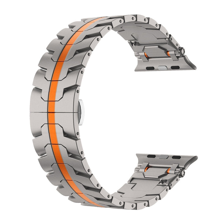 Correa de acero inoxidable para smartwatch, ideal para muñecas de 44mm, 45mm, 46mm, 49mm.