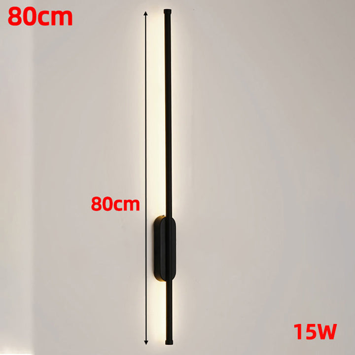Aplique de pared LED de 11W, estilo nórdico, disponible en 60 cm, eficiencia energética.