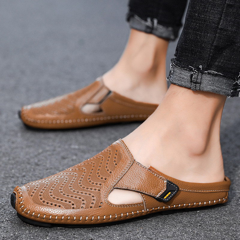 Mules de hombre, versátiles para verano. Perfectos como sandalias o zapatos confortables de estilo casual.