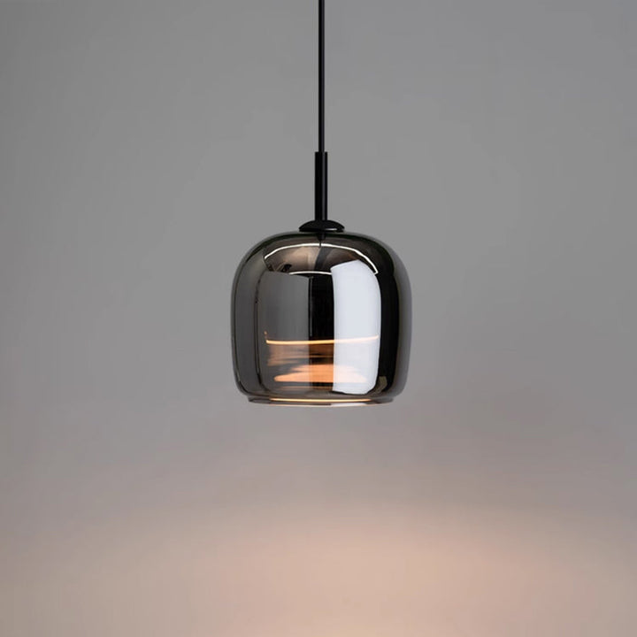 Lámpara de techo nórdica negra para cocina. Iluminación decorativa moderna para hogar.
