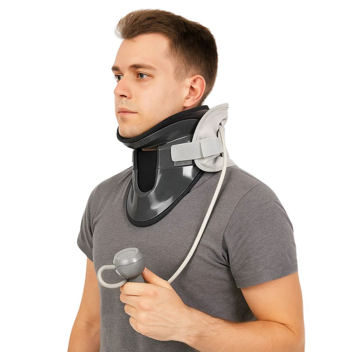 Collar para alivio de dolor de cuello crónico y mejora de la postura cervical.
