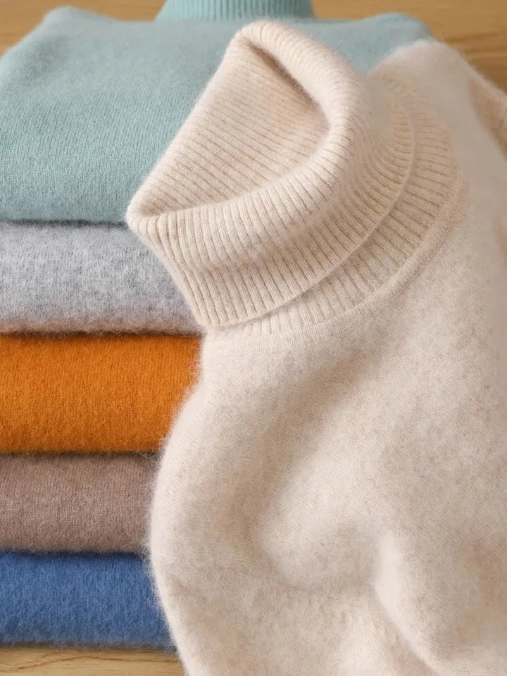 Suéter de punto japonés para hombre, estilo cálido y sofisticado. Ideal para invierno.