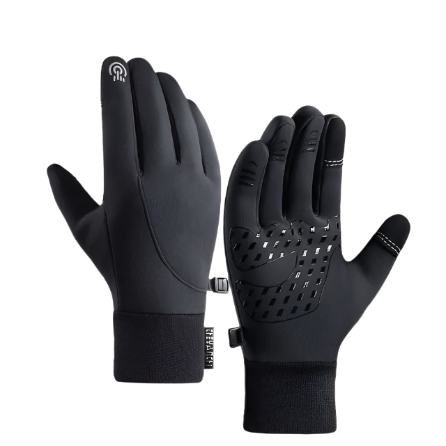 Guantes cálidos e impermeables unisex para invierno. Con dedos compatibles para pantalla táctil. Protegen del frío.