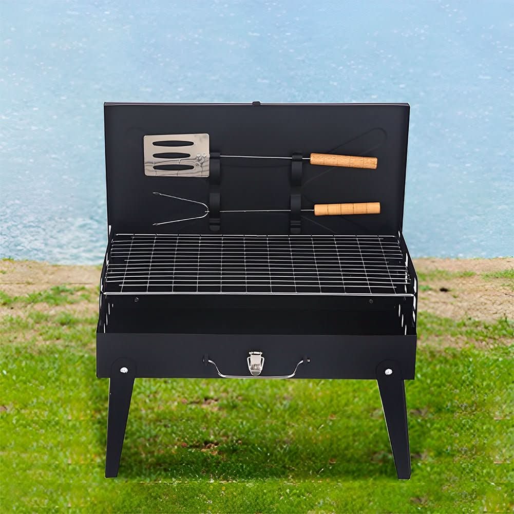 Parrilla para asados al aire libre, fabricada en acero de alta calidad.