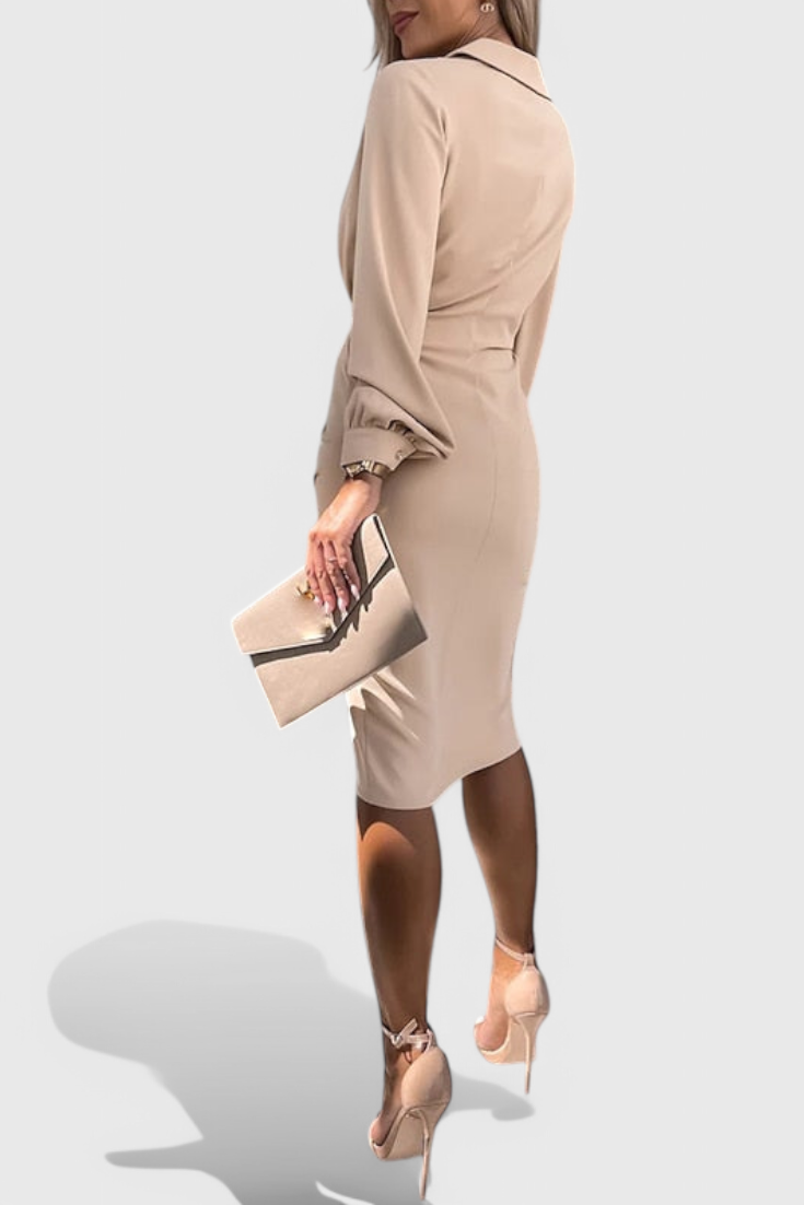 Vestido midi versátil y cómodo para mujer, perfecto para verano, casual o fiesta con estilo.