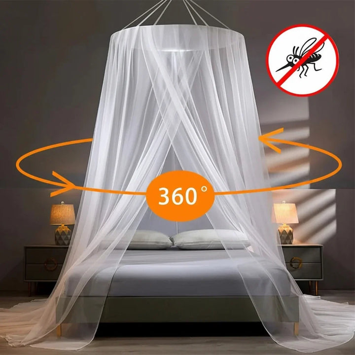 Red mosquitera transpirable para cama. Garantiza un sueño tranquilo sin mosquitos en casa o viaje.