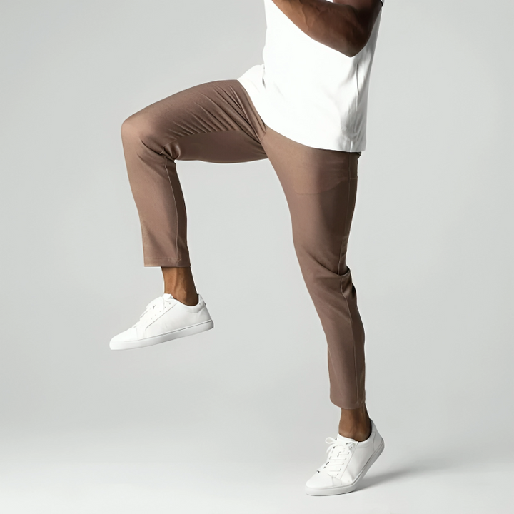 Pantalones chinos elásticos para hombre, ropa masculina casual. Comodidad y estilo para cualquier ocasión.