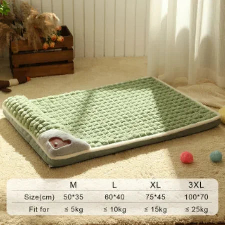 Accesorios para mascotas: Cama ortopédica con funda extraíble y lavable, máxima comodidad.
