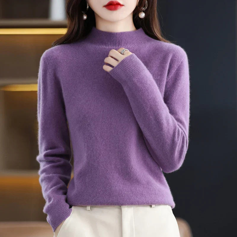 Pullover versátil para mujer, cálido y de moda para el invierno.