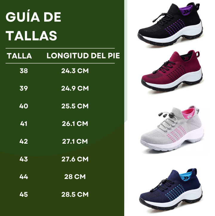 Zapatillas Orthofit unisex con amortiguación, alivian dolor de talón y mejoran la postura.