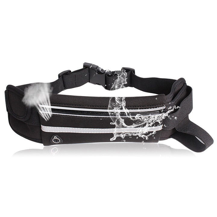 Bolsa de running reflectante y resistente al agua para maratones, senderismo o gimnasio.