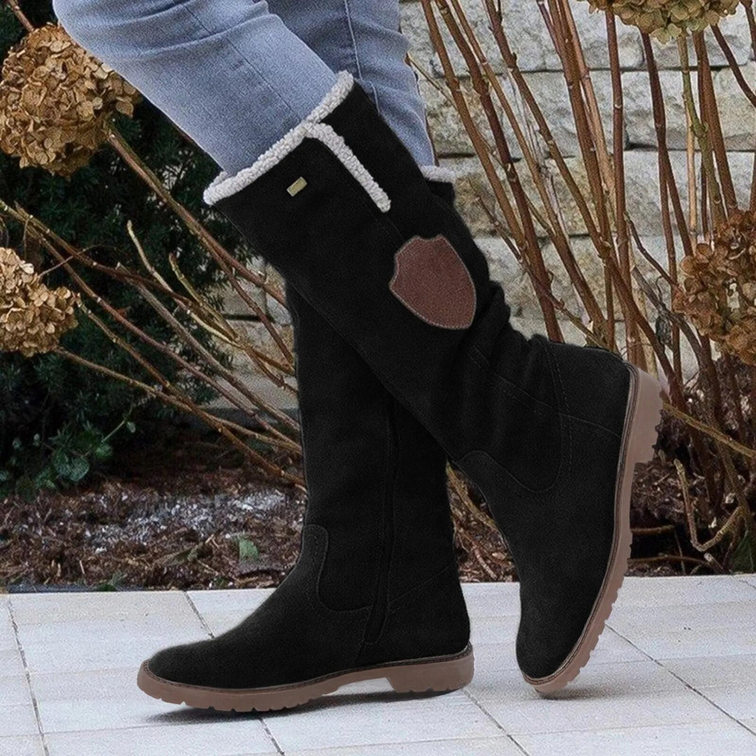 Calzado de invierno para mujer, cómodo y cálido. Botas antideslizantes perfectas para días fríos, nieve o lluvia.