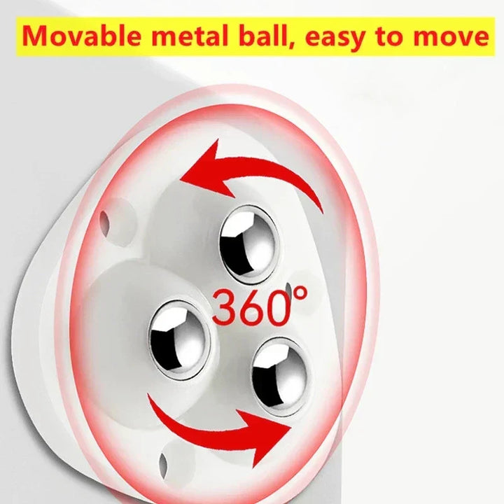 Rodantes giratorias 360° para muebles. Mueve, organiza y protege el suelo mientras limpias tu hogar con facilidad.