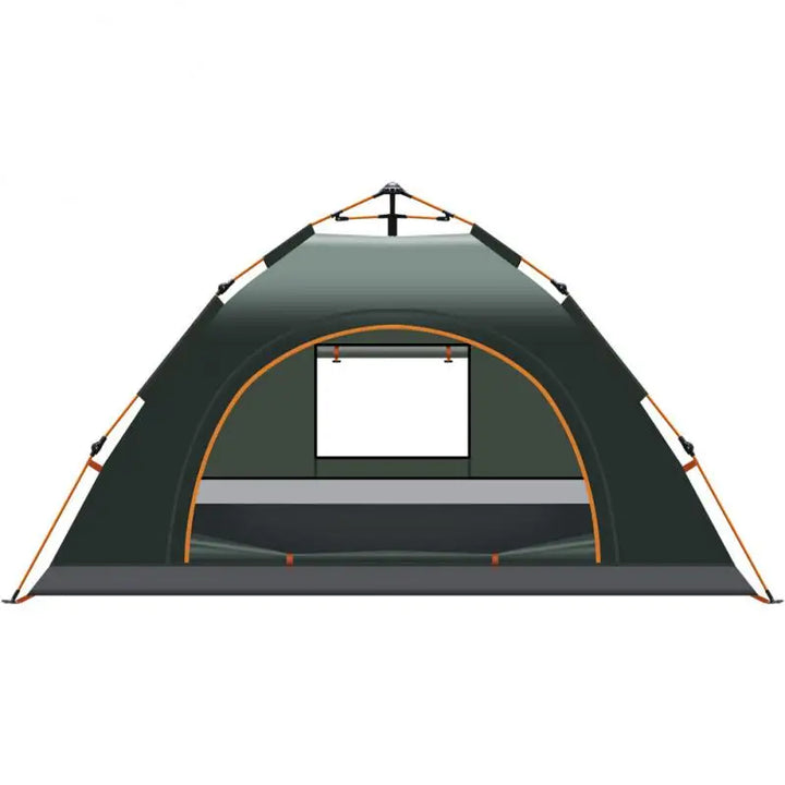Tienda de campaña automática para camping, montaje rápido. Ideal para exterior, senderismo y viajes.