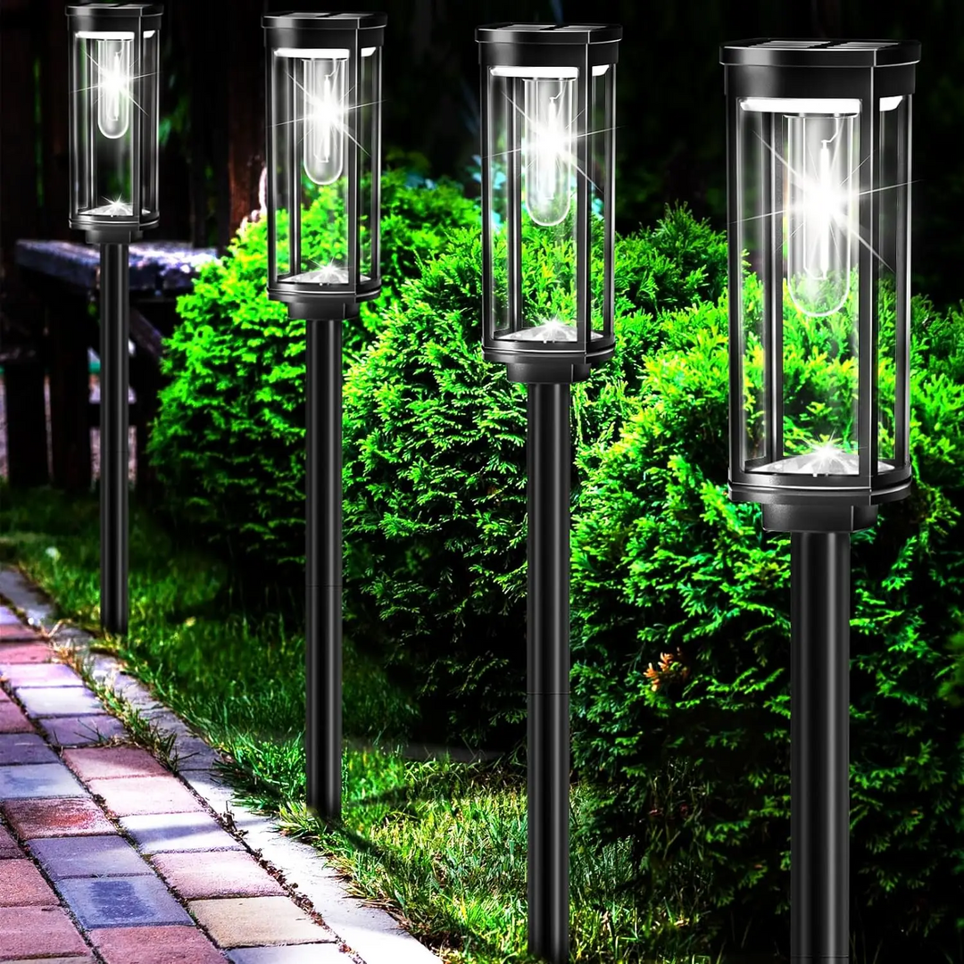 Luz ambiental solar LED exterior para jardín, decoración inalámbrica eficiente para terraza.