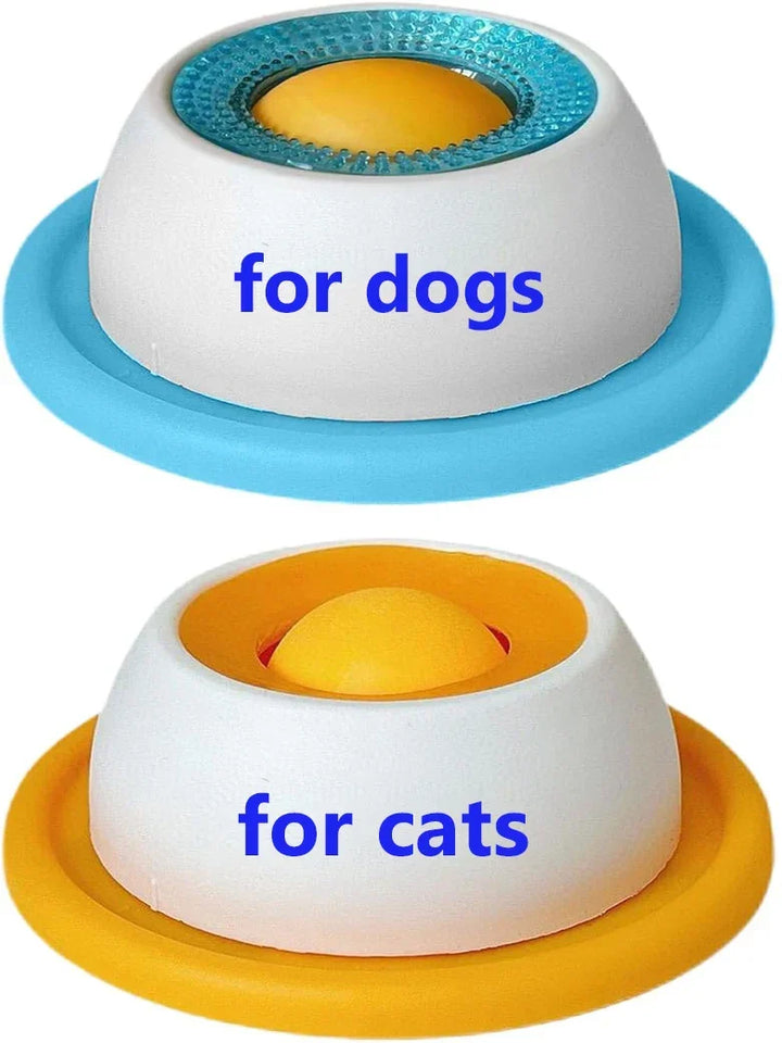 Alfombrilla comedero lento para mascotas. Mejora digestión, reduce ansiedad y estrés en perros y gatos.
