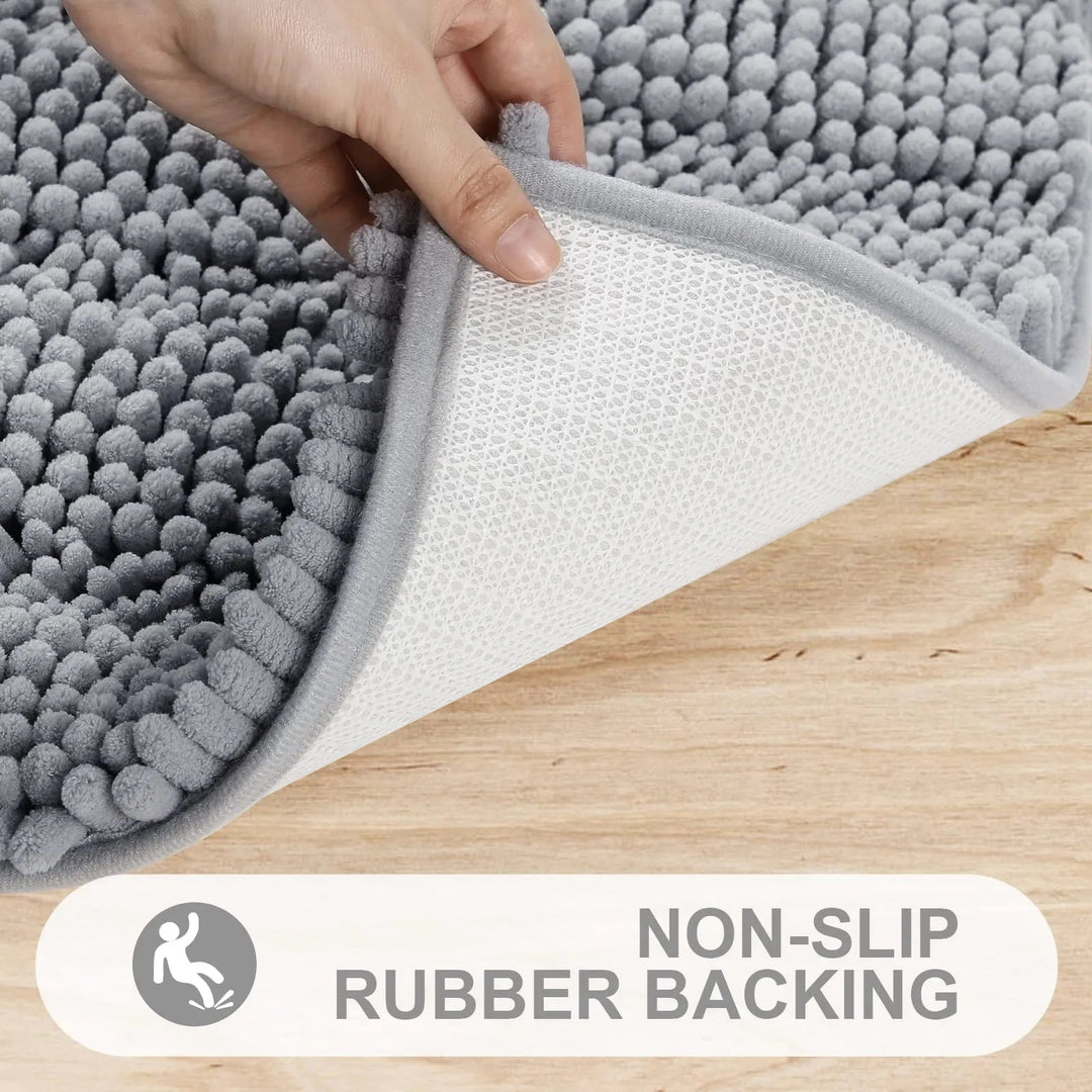 Alfombra antideslizante de baño, protege de caídas. Súper absorbente para mantener tu hogar seco.