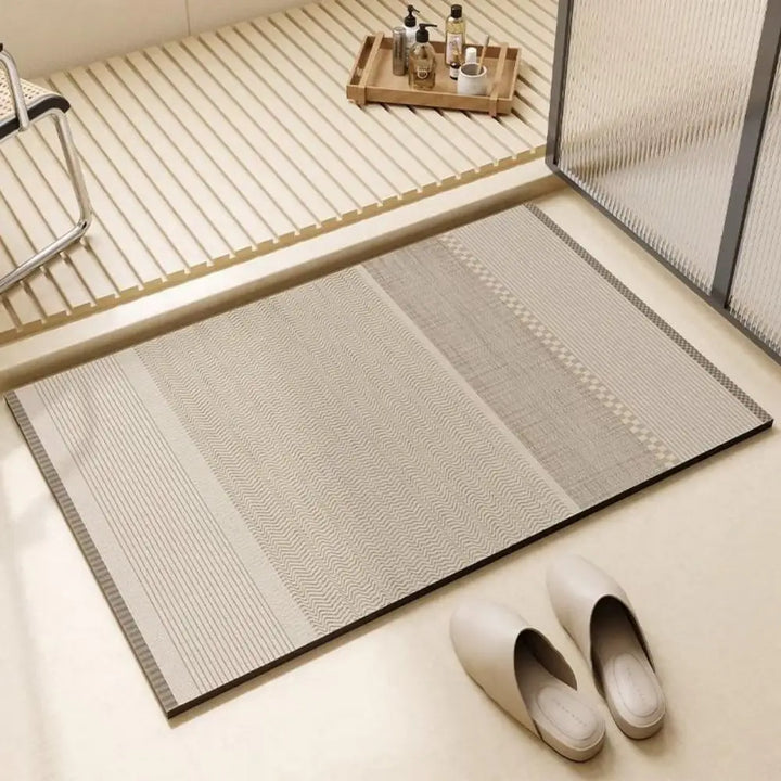 Alfombrilla absorbente de diatomita para baño o cocina, secado ultrarrápido. Decora tu hogar.
