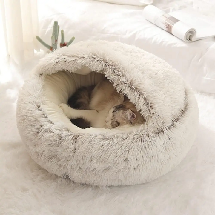 Cama calmante para perros. Ideal para ansiedad y apoyo de articulaciones, máximo confort y bienestar.