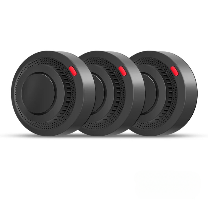 Alarma de humo inteligente SafeSense con WiFi para protección integral y seguridad del hogar.