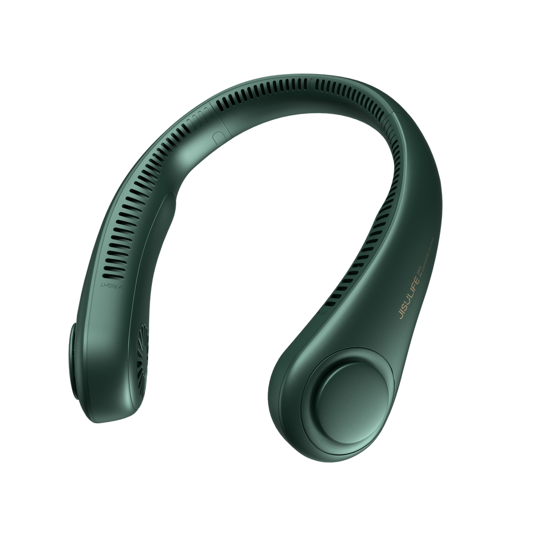 Ventilador de cuello unisex manos libres 360°, perfecto para frescura exterior y deportes en verano.