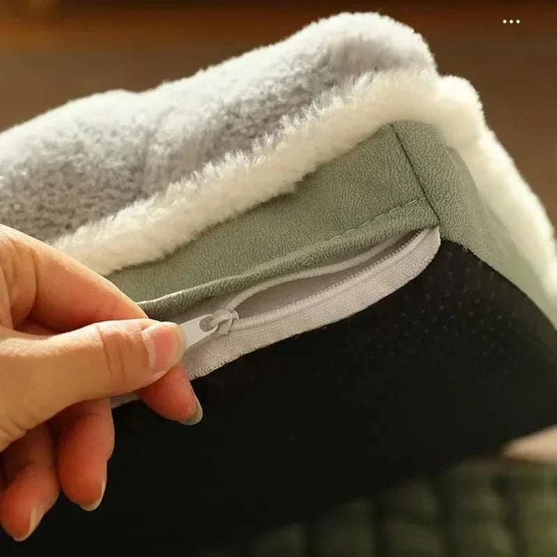 Cama ortopédica de espuma viscoelástica para perros y gatos. Promueve un descanso profundo y sano.