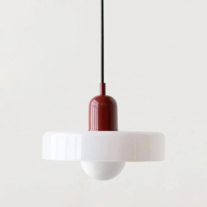 Lámpara decorativa colgante LED de cristal, ideal para ambientes modernos y elegantes.