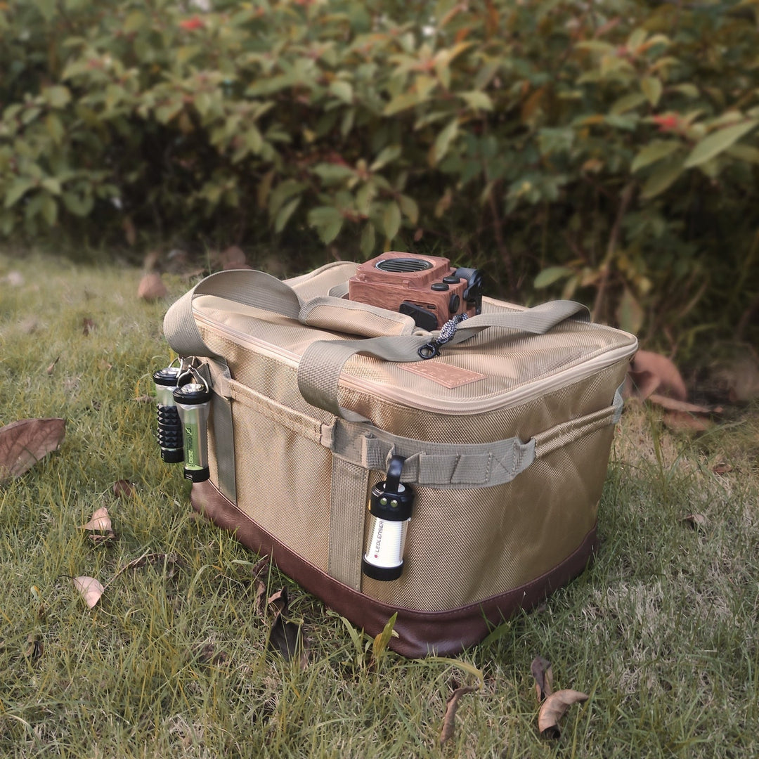 Bolsa organizadora de accesorios de camping, diseñada para almacenar y transportar tu equipo de forma eficiente.