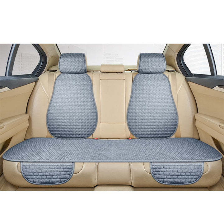 Funda de asiento de coche universal, transpirable y antideslizante gracias al lino.
