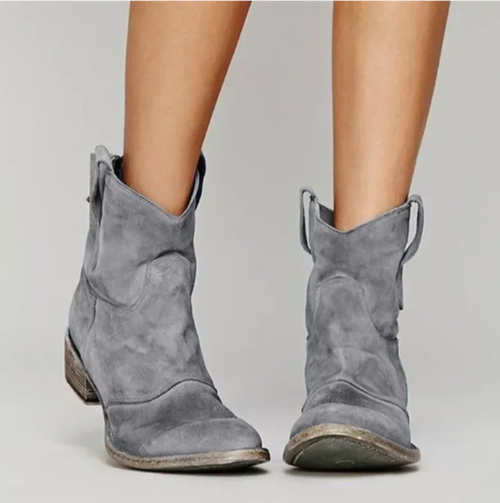 Botines Rosanne vaquero para mujer. Estilo casual y elegante para otoño/invierno. Zapatos confortables.